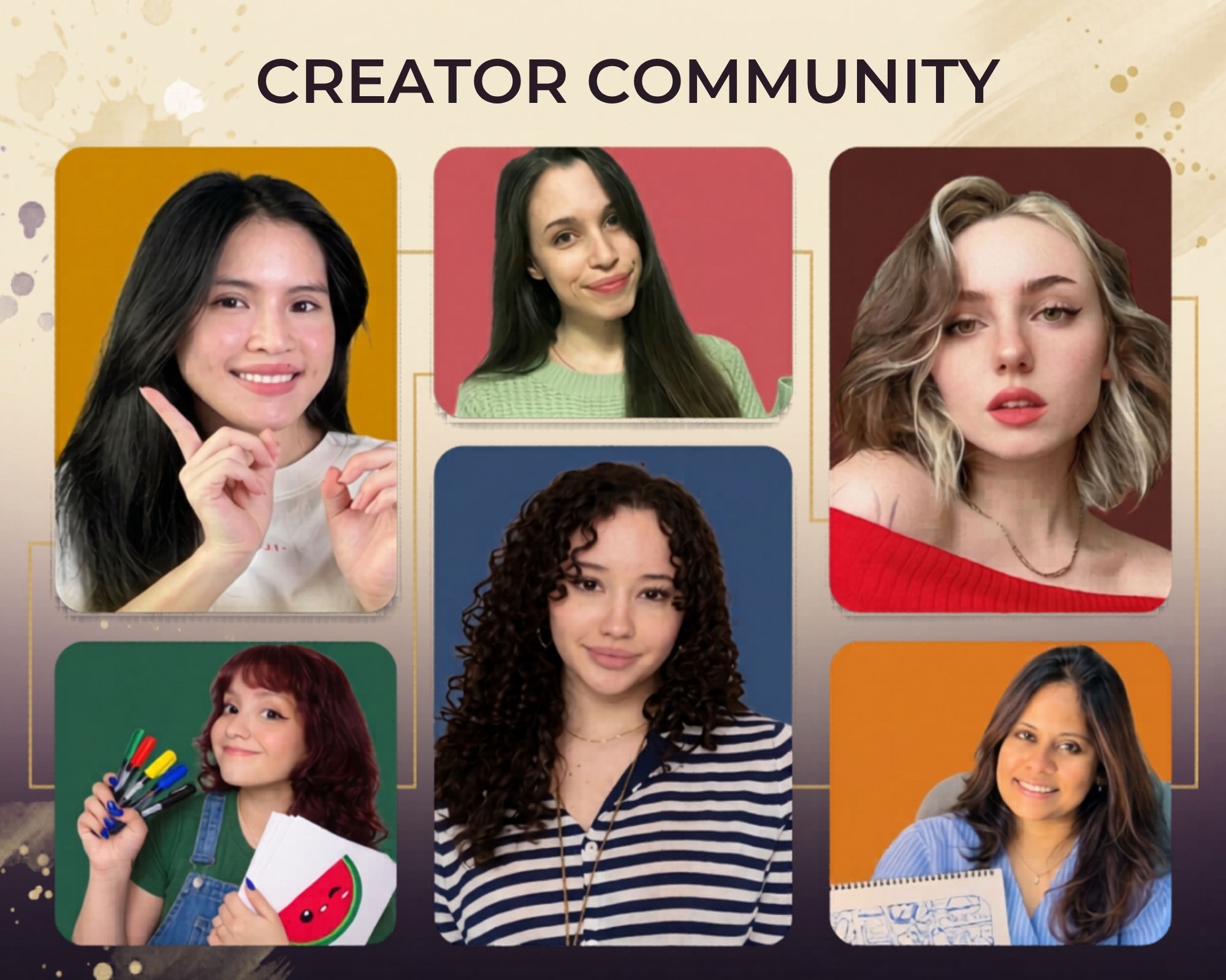 Creators partnered with Drawing Desk