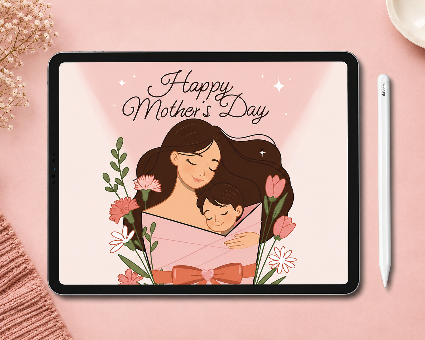 Mother's day card lesson on Drawing Desk