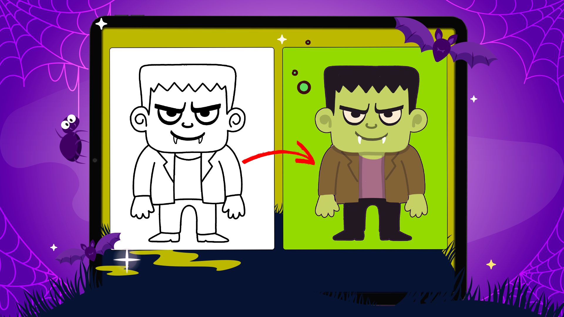 Franki Fun drawing lesson on Drawing Desk