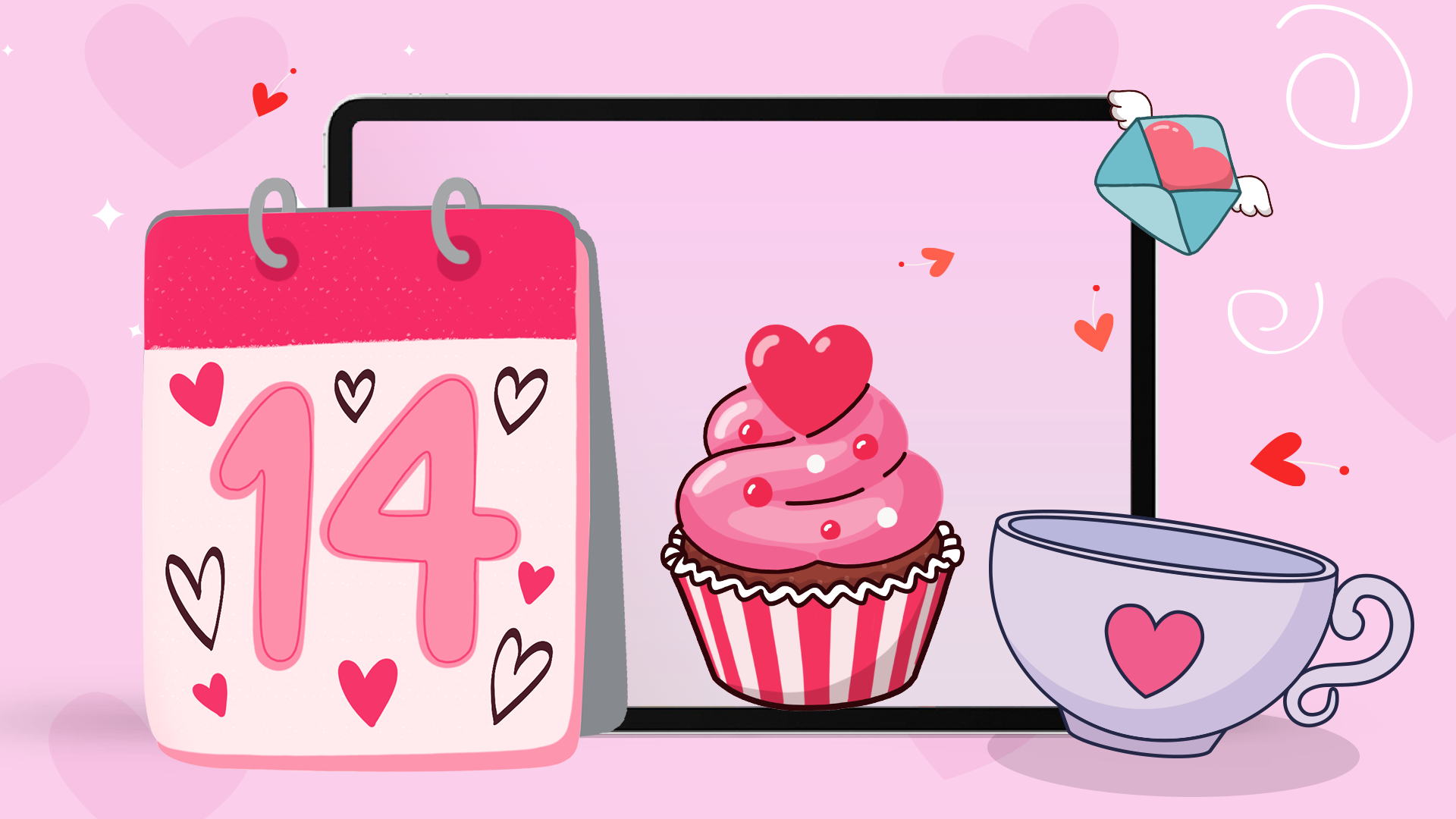 Drawing Desk valentine's day art