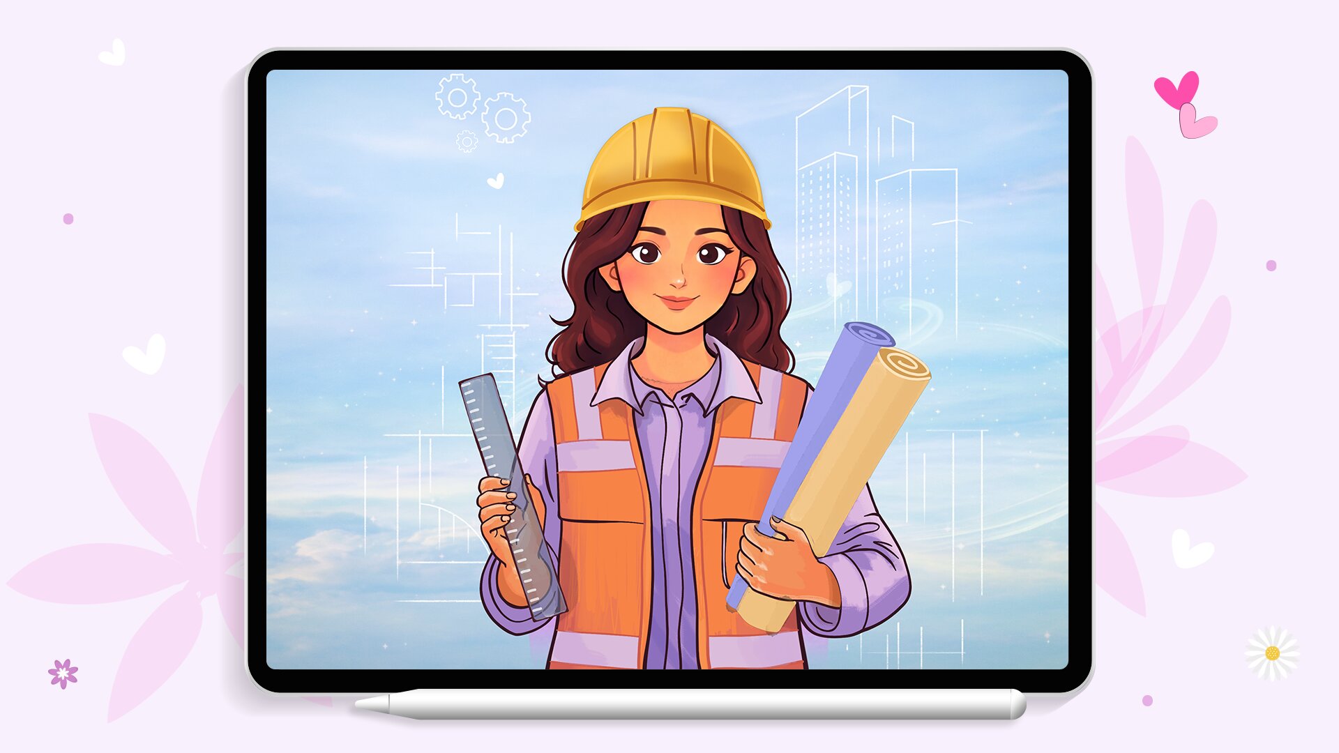 Lección de ingeniería creativa de Drawing Desk