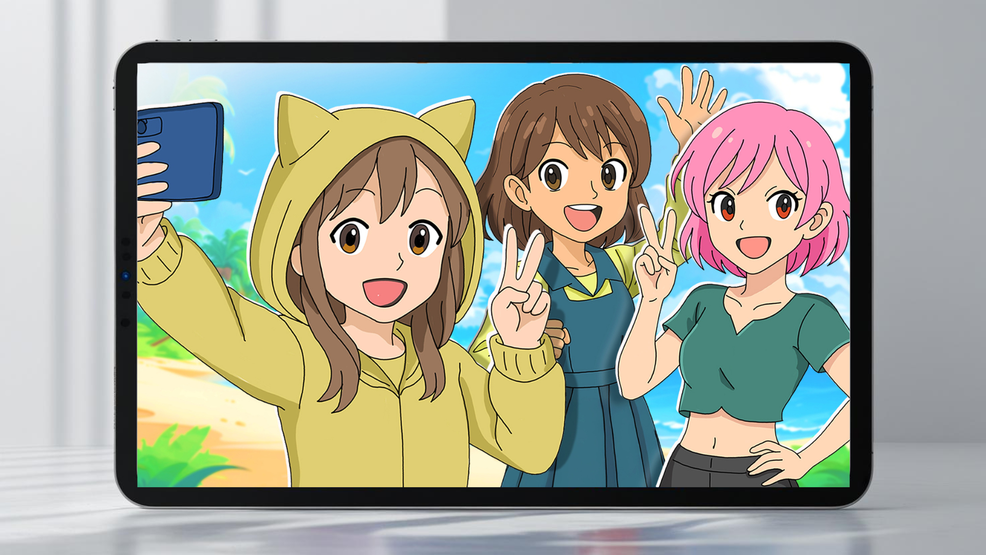 Anime Teens Drawing Desk