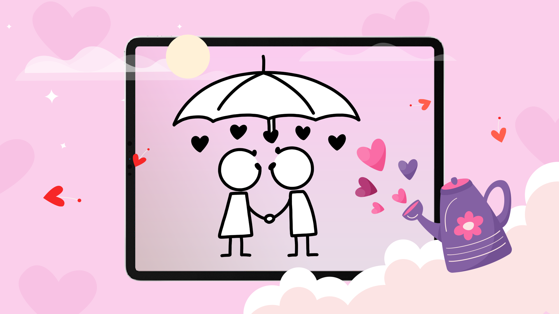 love rain drawing lesson image